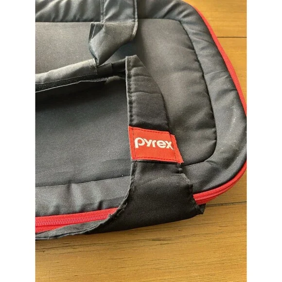 Vintage Pyrex Portables Casserole Carrier Insulated Bag Hot Or Cold Travel To Go - Picture 2 of 8